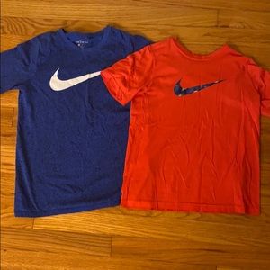 bundle ( lot) of boys M Nike Dri-Fit swoosh T